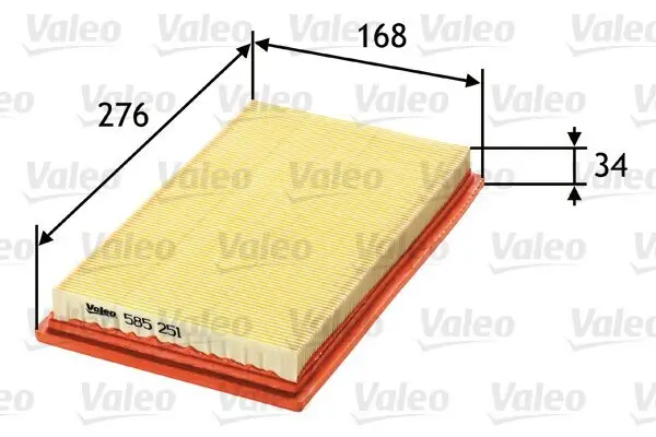 Luftfilter VALEO 585251