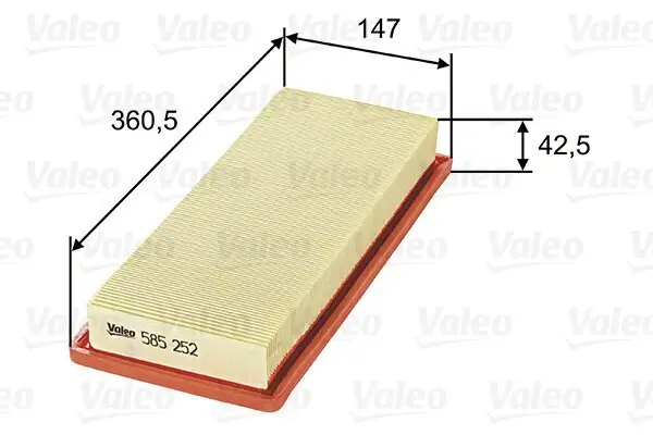 Luftfilter VALEO 585252
