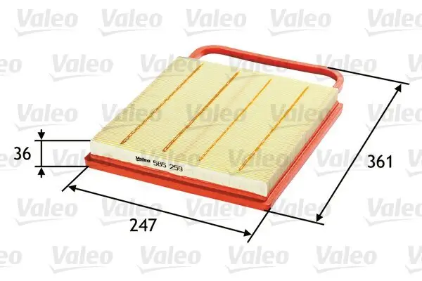 Luftfilter VALEO 585259