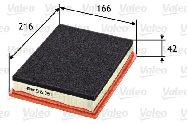 Luftfilter VALEO 585260