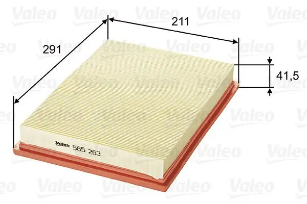 Luftfilter VALEO 585263