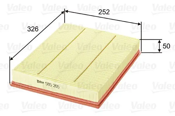 Luftfilter VALEO 585265