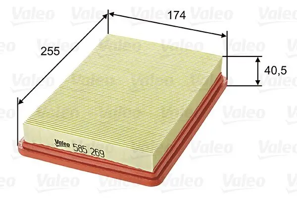 Luftfilter VALEO 585269