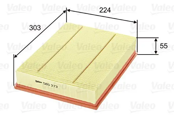 Luftfilter VALEO 585273