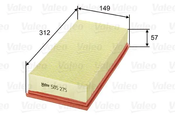 Luftfilter VALEO 585275