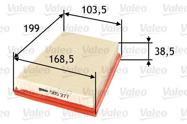 Luftfilter VALEO 585277