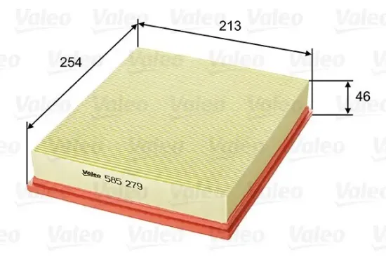 Luftfilter VALEO 585279 Bild Luftfilter VALEO 585279