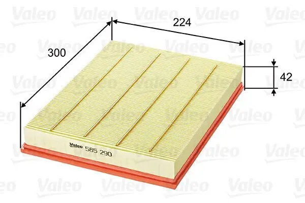 Luftfilter VALEO 585290