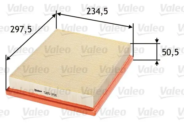 Luftfilter VALEO 585291