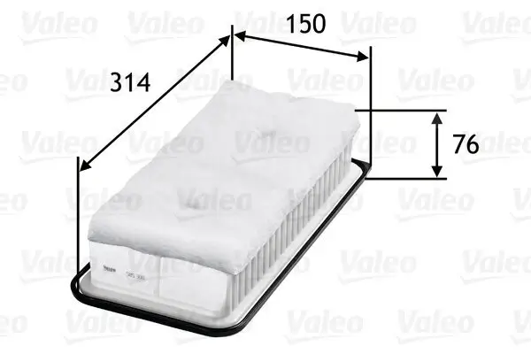 Luftfilter VALEO 585300