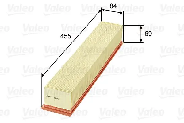 Luftfilter VALEO 585312 Bild Luftfilter VALEO 585312