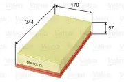 Luftfilter VALEO 585321