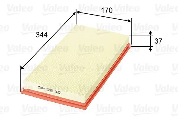 Luftfilter VALEO 585322