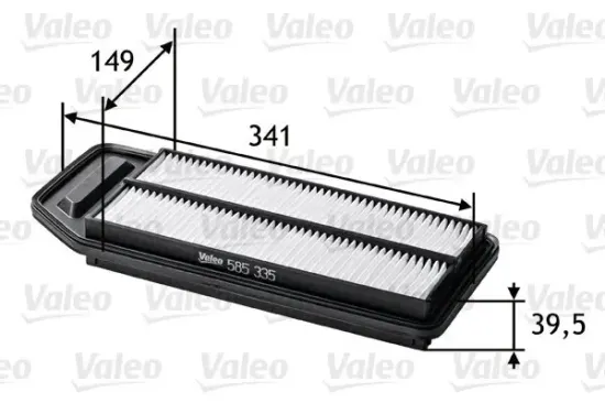 Luftfilter VALEO 585335 Bild Luftfilter VALEO 585335