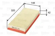Luftfilter VALEO 585345