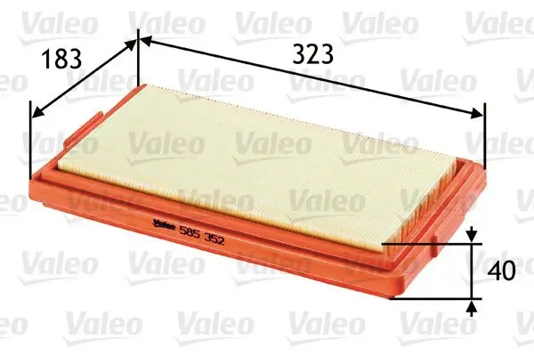 Luftfilter VALEO 585352