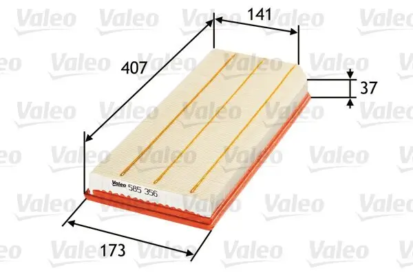 Luftfilter VALEO 585356