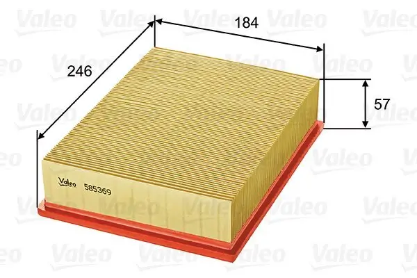Luftfilter VALEO 585369