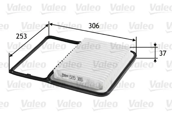 Luftfilter VALEO 585386