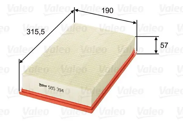 Luftfilter VALEO 585394