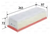 Luftfilter VALEO 585417