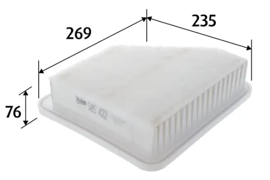 Luftfilter VALEO 585422 Bild Luftfilter VALEO 585422