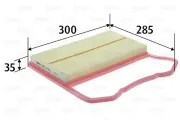 Luftfilter VALEO 585435