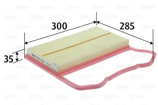 Luftfilter VALEO 585435 Bild Luftfilter VALEO 585435