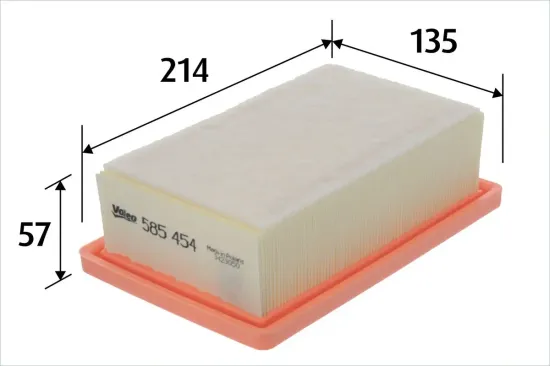 Luftfilter VALEO 585454 Bild Luftfilter VALEO 585454