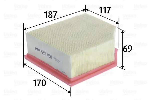 Luftfilter VALEO 585466