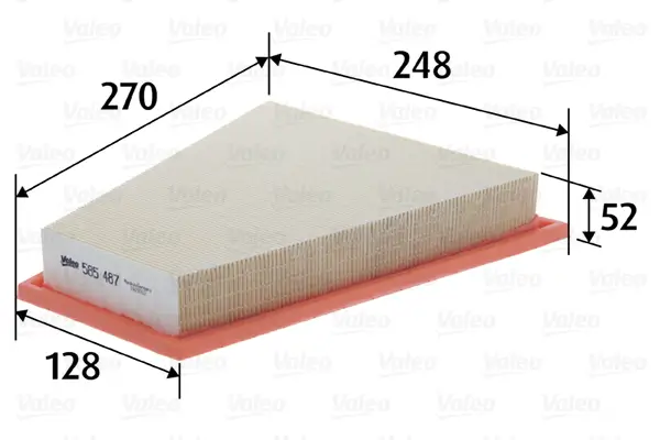 Luftfilter VALEO 585487
