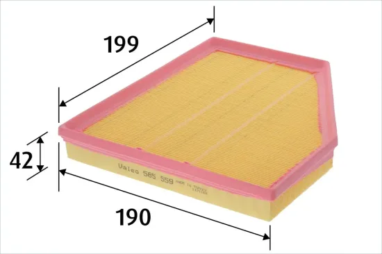 Luftfilter VALEO 585559 Bild Luftfilter VALEO 585559