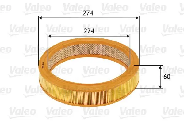 Luftfilter VALEO 585620