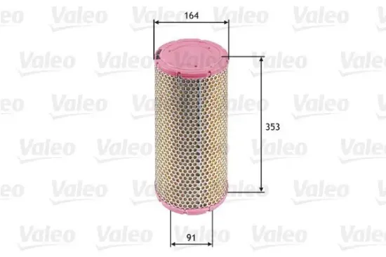Luftfilter VALEO 585624 Bild Luftfilter VALEO 585624