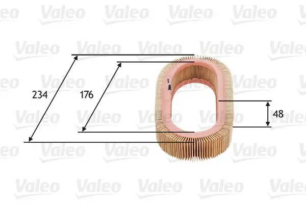 Luftfilter VALEO 585628