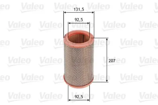 Luftfilter VALEO 585629 Bild Luftfilter VALEO 585629