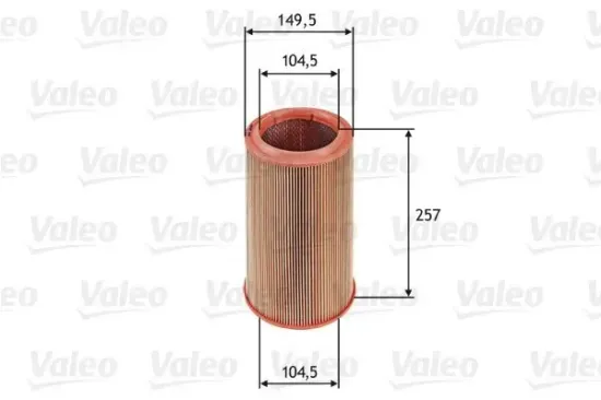 Luftfilter VALEO 585639 Bild Luftfilter VALEO 585639