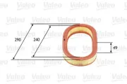 Luftfilter VALEO 585640
