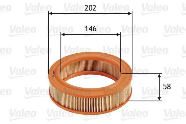 Luftfilter VALEO 585644