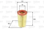 Luftfilter VALEO 585649