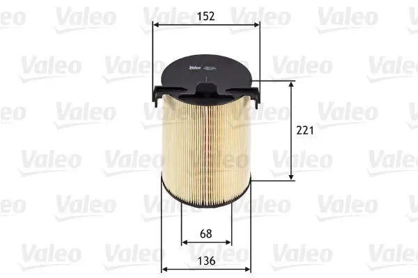 Luftfilter VALEO 585652