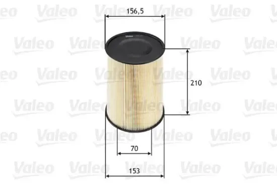Luftfilter VALEO 585653 Bild Luftfilter VALEO 585653