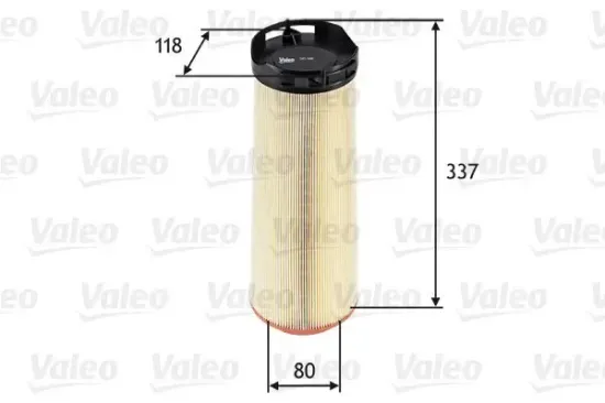 Luftfilter VALEO 585668 Bild Luftfilter VALEO 585668