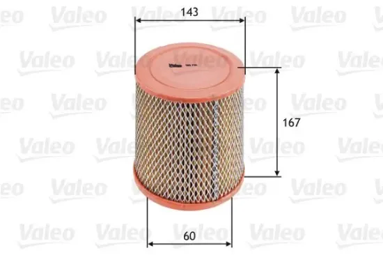 Luftfilter VALEO 585726 Bild Luftfilter VALEO 585726