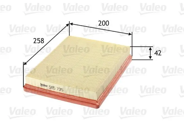 Luftfilter VALEO 585735