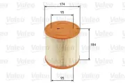 Luftfilter VALEO 585740