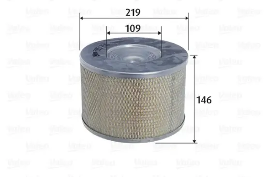 Luftfilter VALEO 585756 Bild Luftfilter VALEO 585756