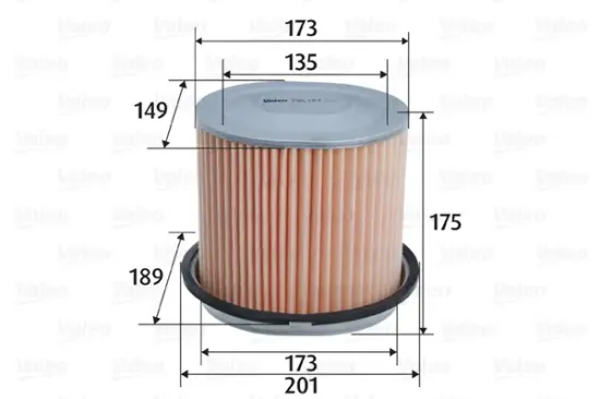 Luftfilter VALEO 585764 Bild Luftfilter VALEO 585764