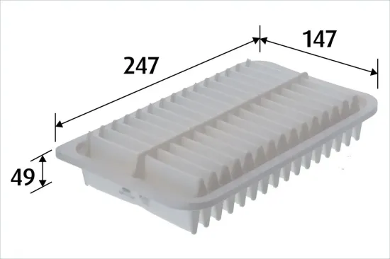 Luftfilter VALEO 585827 Bild Luftfilter VALEO 585827