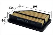 Luftfilter VALEO 585836